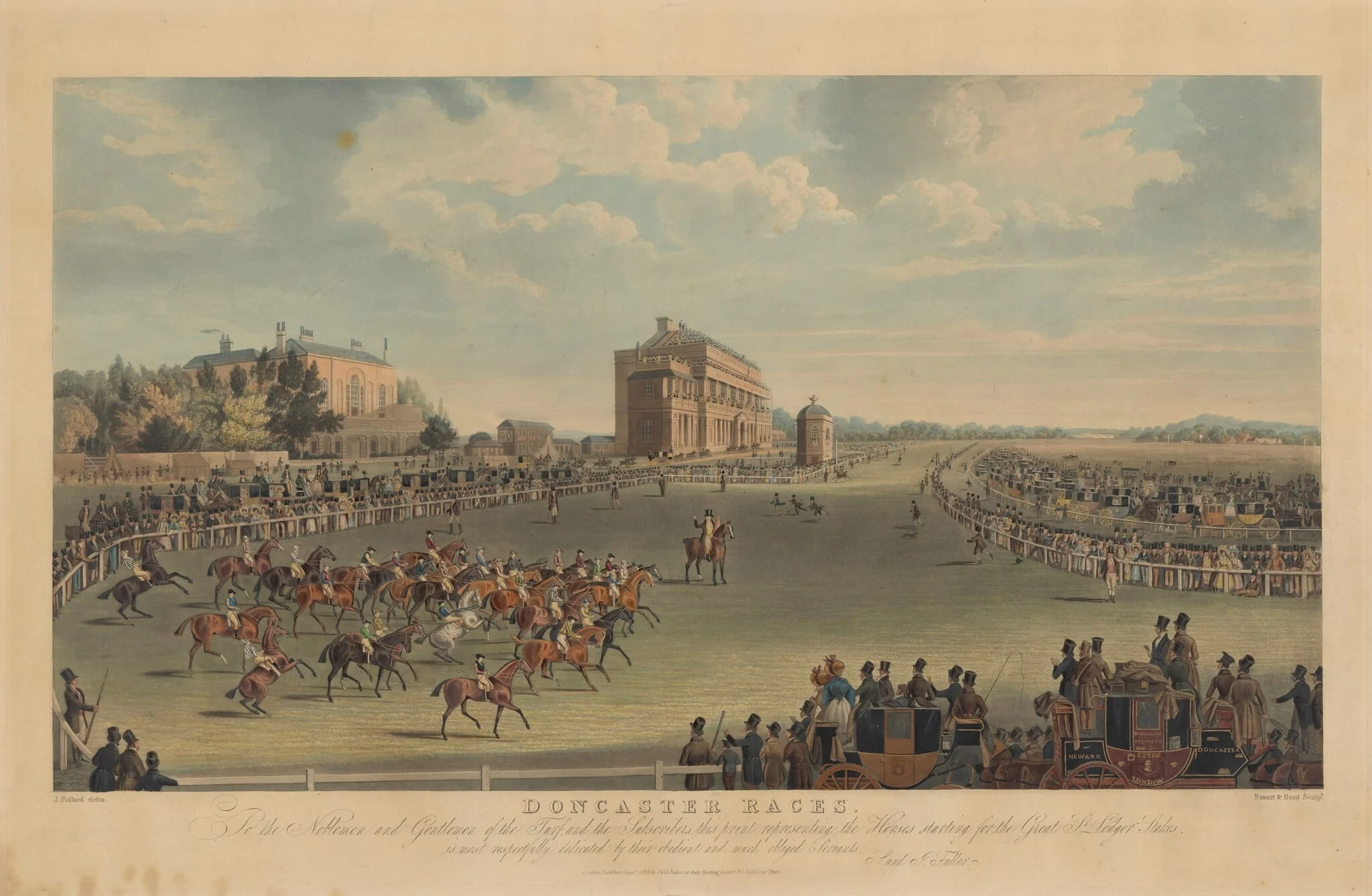 Doncaster Races: The Horses Starting for the Great St. Ledger Stakes, detail