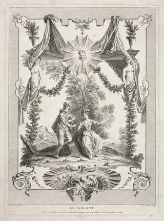The Gallant, by Benoit II Audran, 1742
