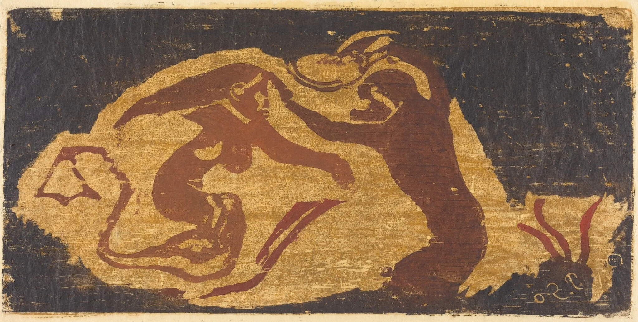The Mermaid and the Monkey, detail