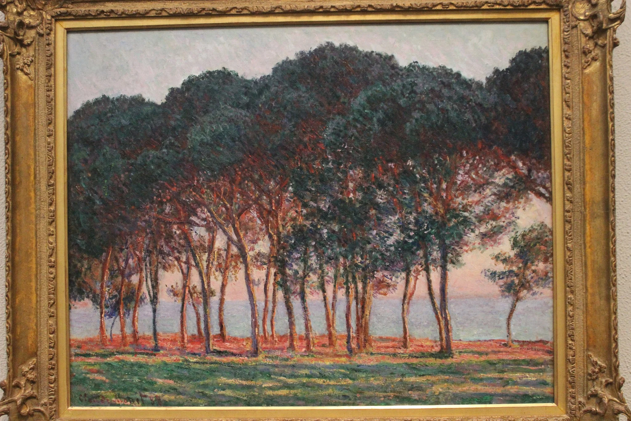 Under the Pines, Evening, detail