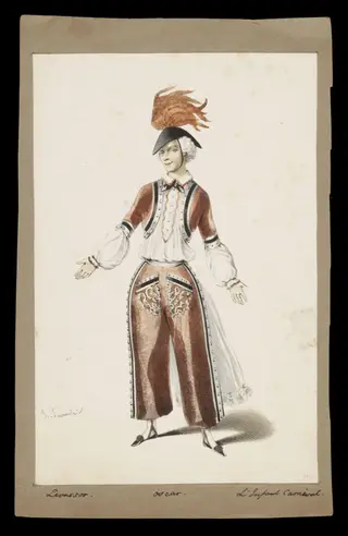 H Beard Print Collection, by Alexandre Lacauchie, 1750