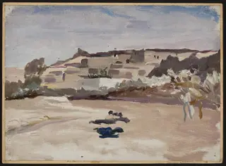 Cana of Galilee. From the journey to Palestine, by Jan Ciągliński, unspecified, 1901