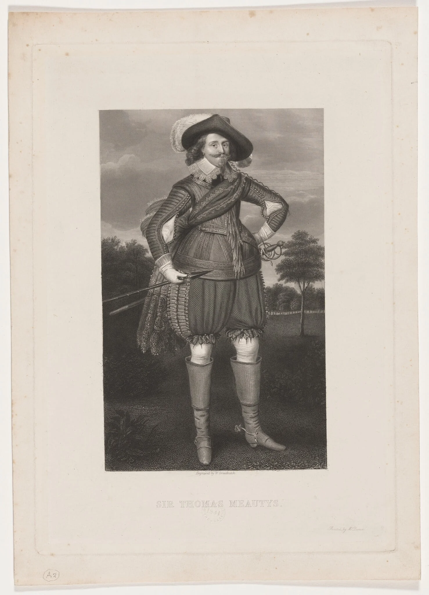 Sir Thomas Meautys, Secretary to Sir Francis Bacon, detail