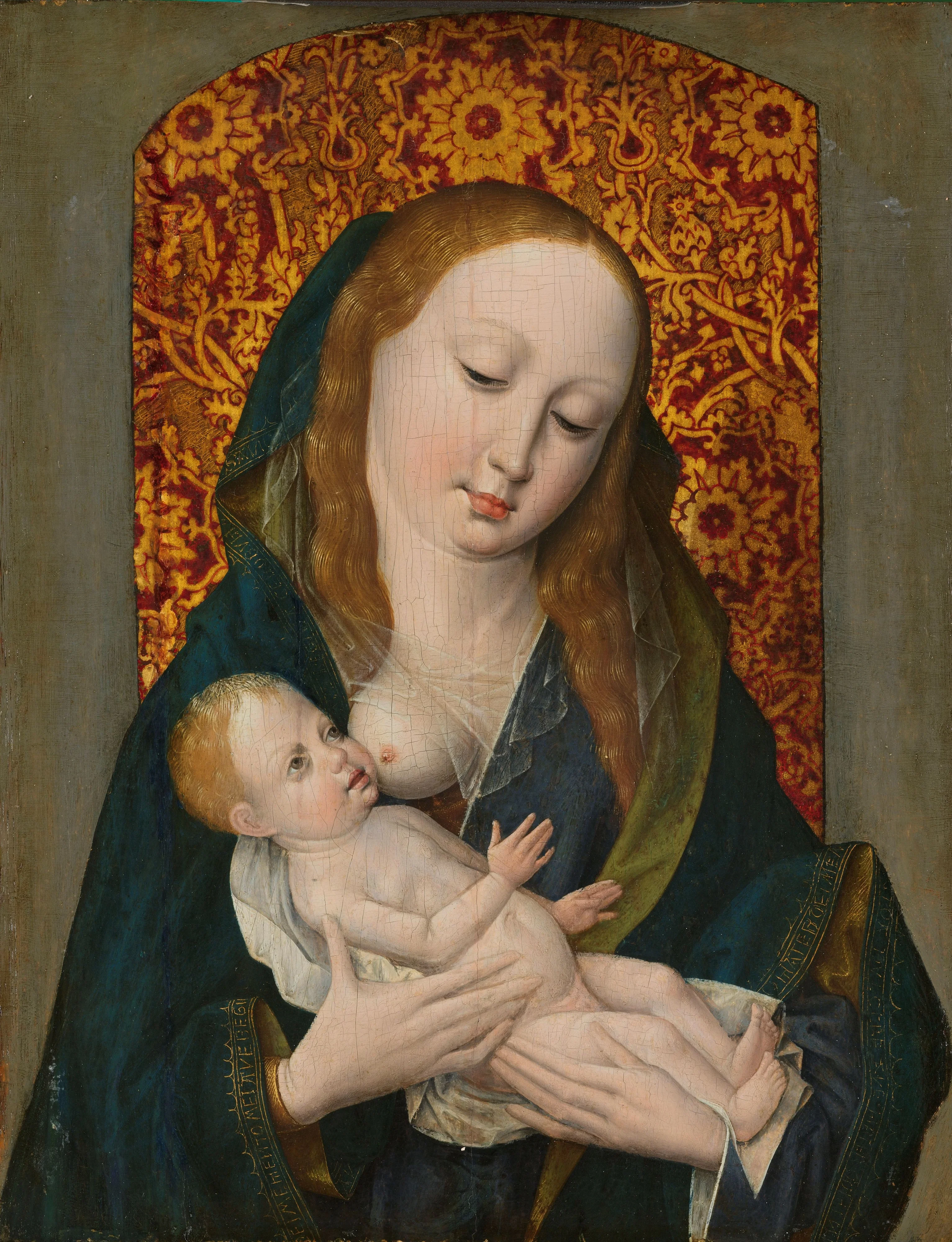 The Virgin and Child, detail