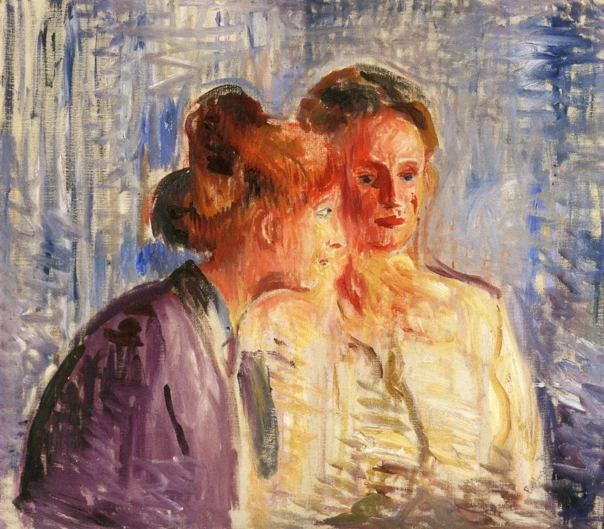 Olga and Rosa Meissner, detail