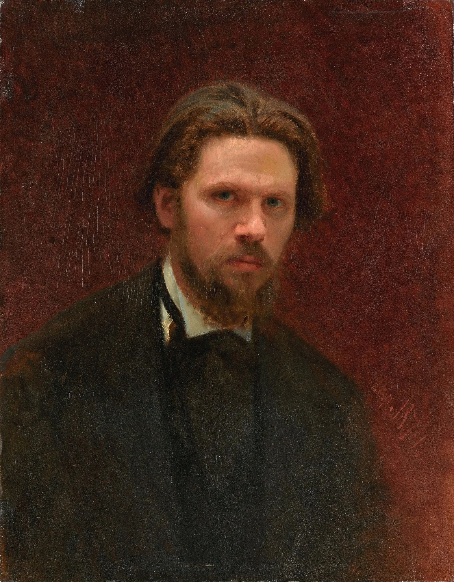 Self-portrait, detail