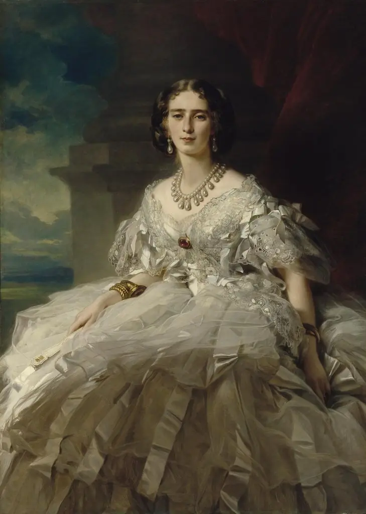 Portrait of Princess Tatyana Alexandrovna Yusupova, by Franz Xaver Winterhalter, oil, 1858