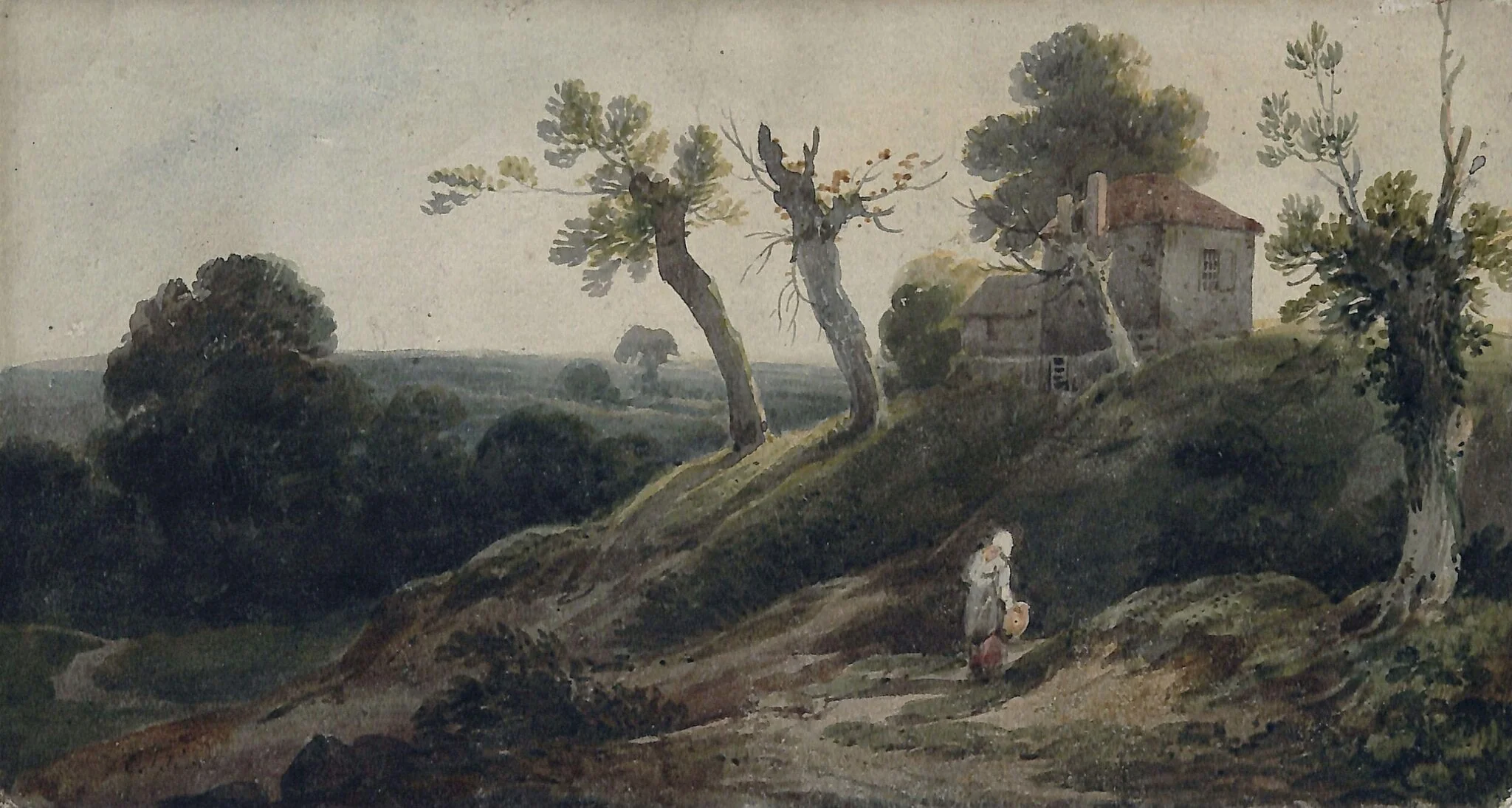 Landscape with a Cottage, detail
