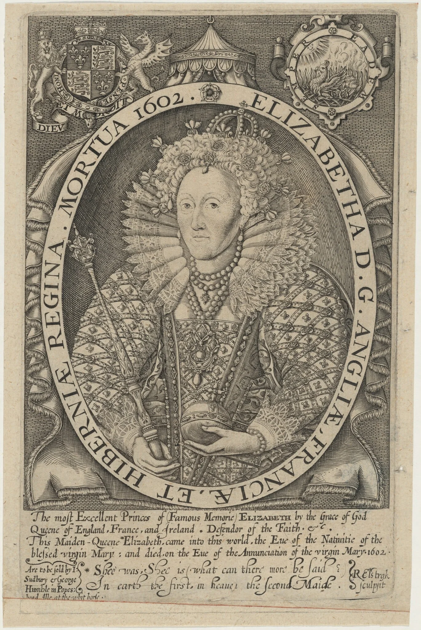 Queen Elizabeth, detail