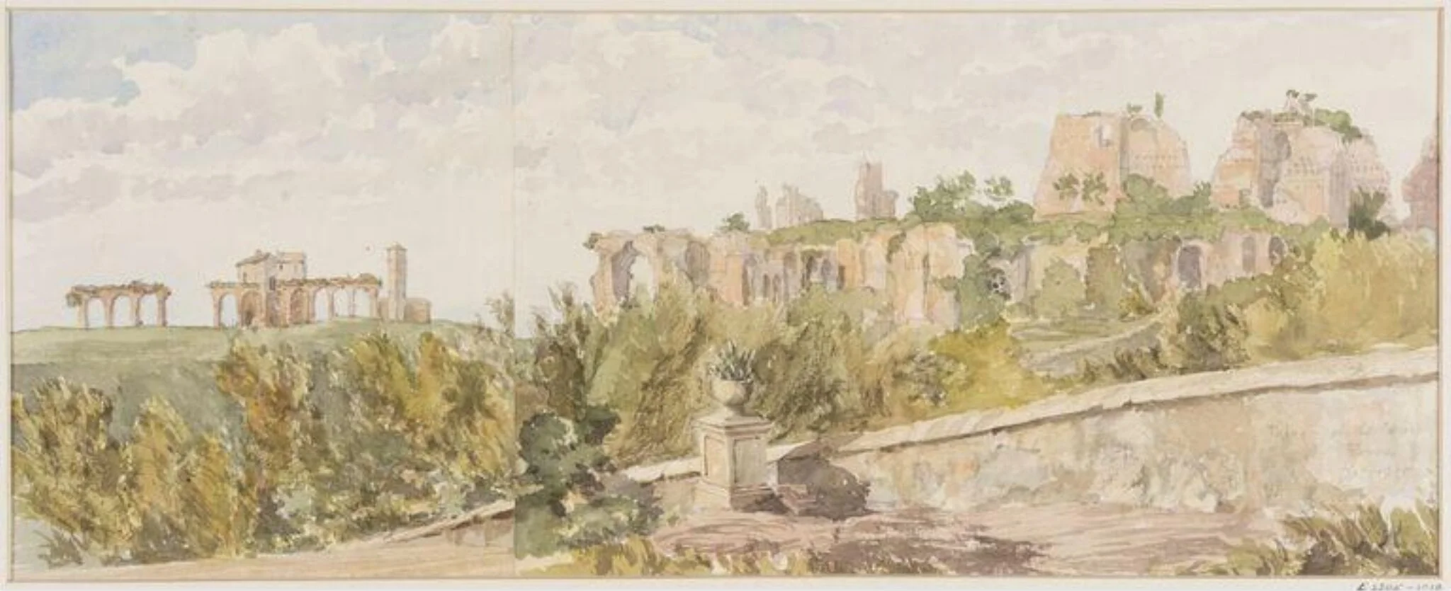 Palace of the Ceasars, Rome, detail