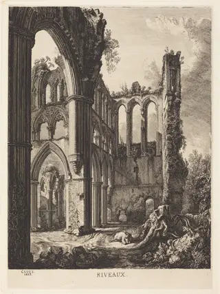 Riveaux, by George Cuitt the Younger, ink, 1825
