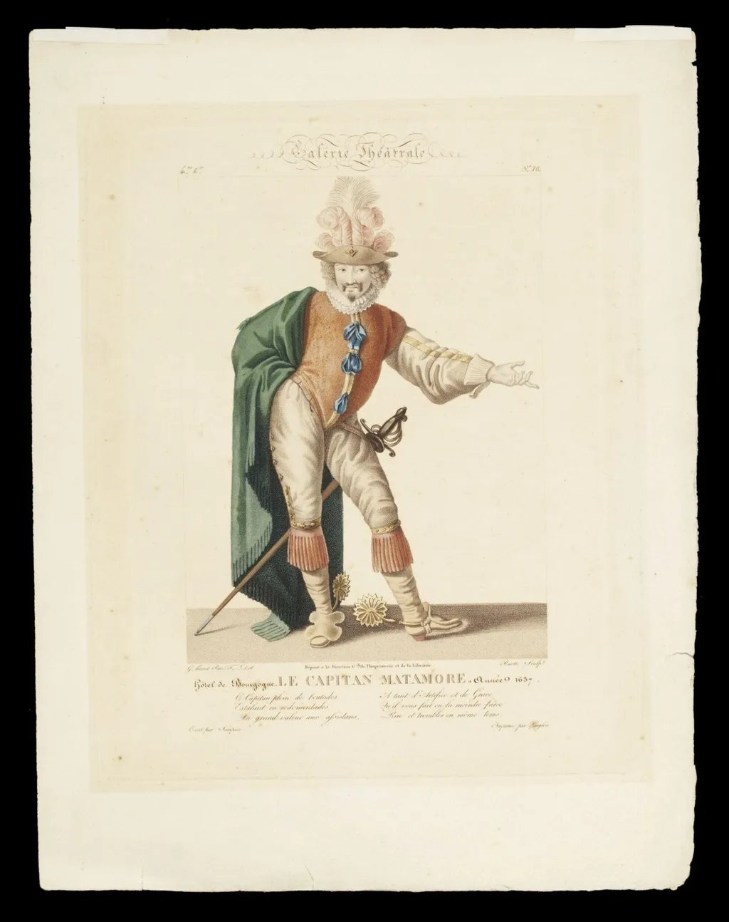 H Beard Print Collection, by G. Luret, 1750
