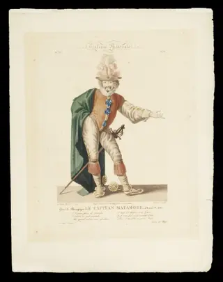 H Beard Print Collection, by G. Luret, 1750