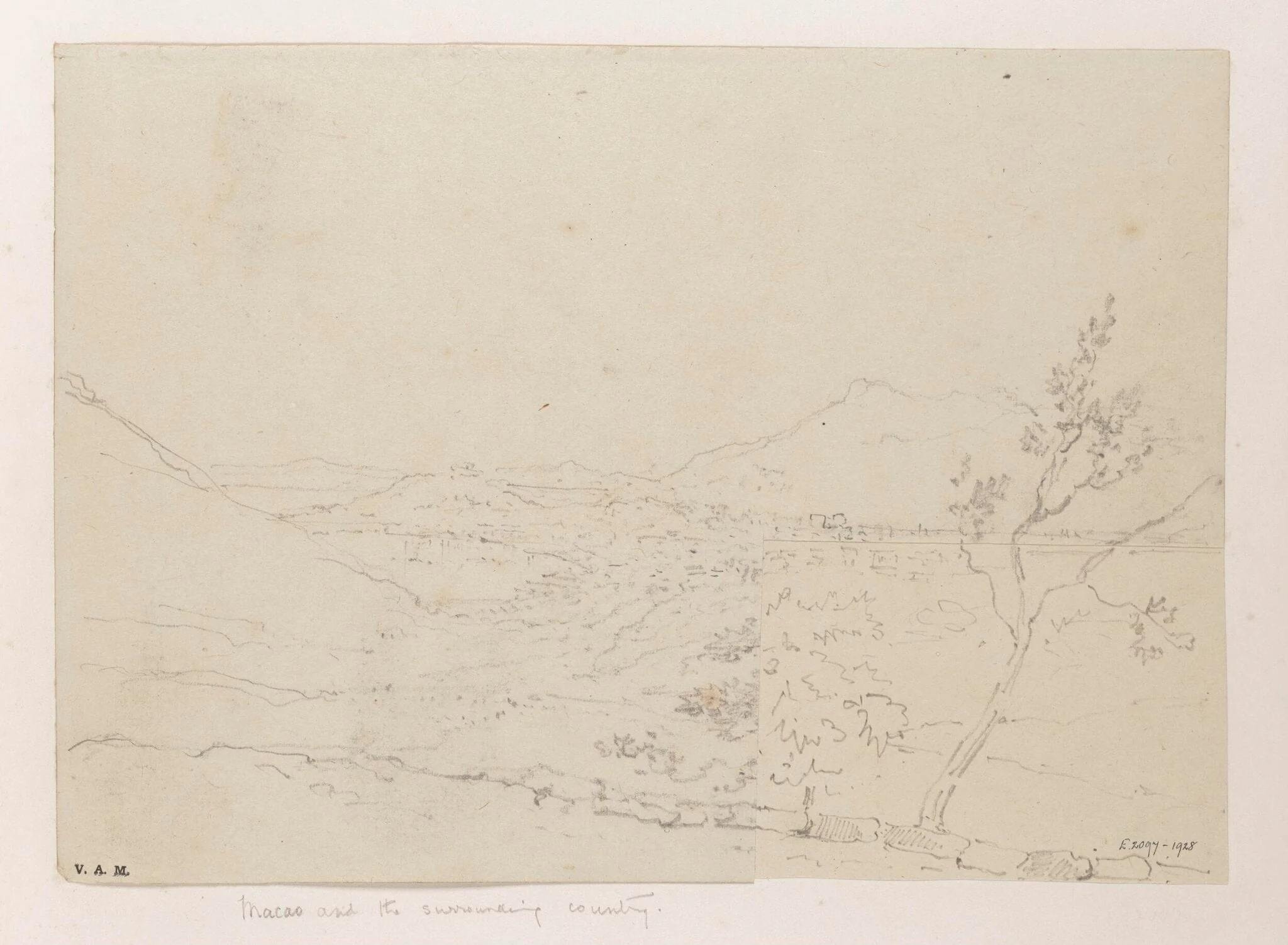 Macau, looking south-west along the peninsula, detail