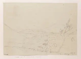 Macau, looking south-west along the peninsula, by George Chinnery, 19
