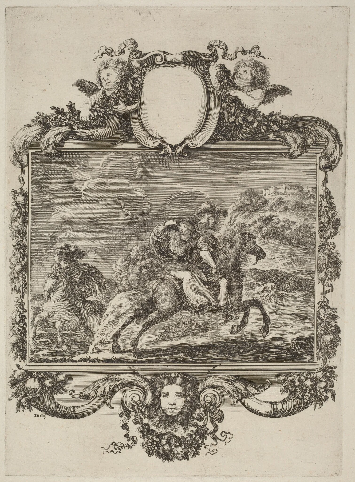 Clovis and Clotilda, detail