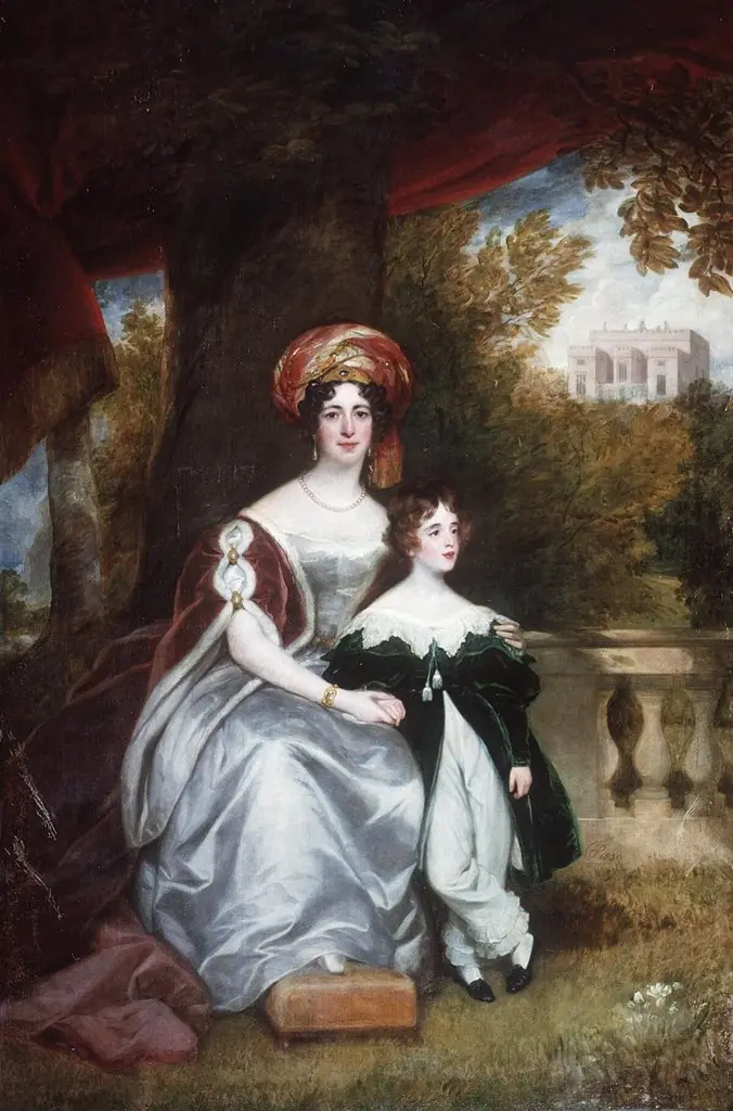 Caroline Windham, by Thomas Phillips, oil, 1839