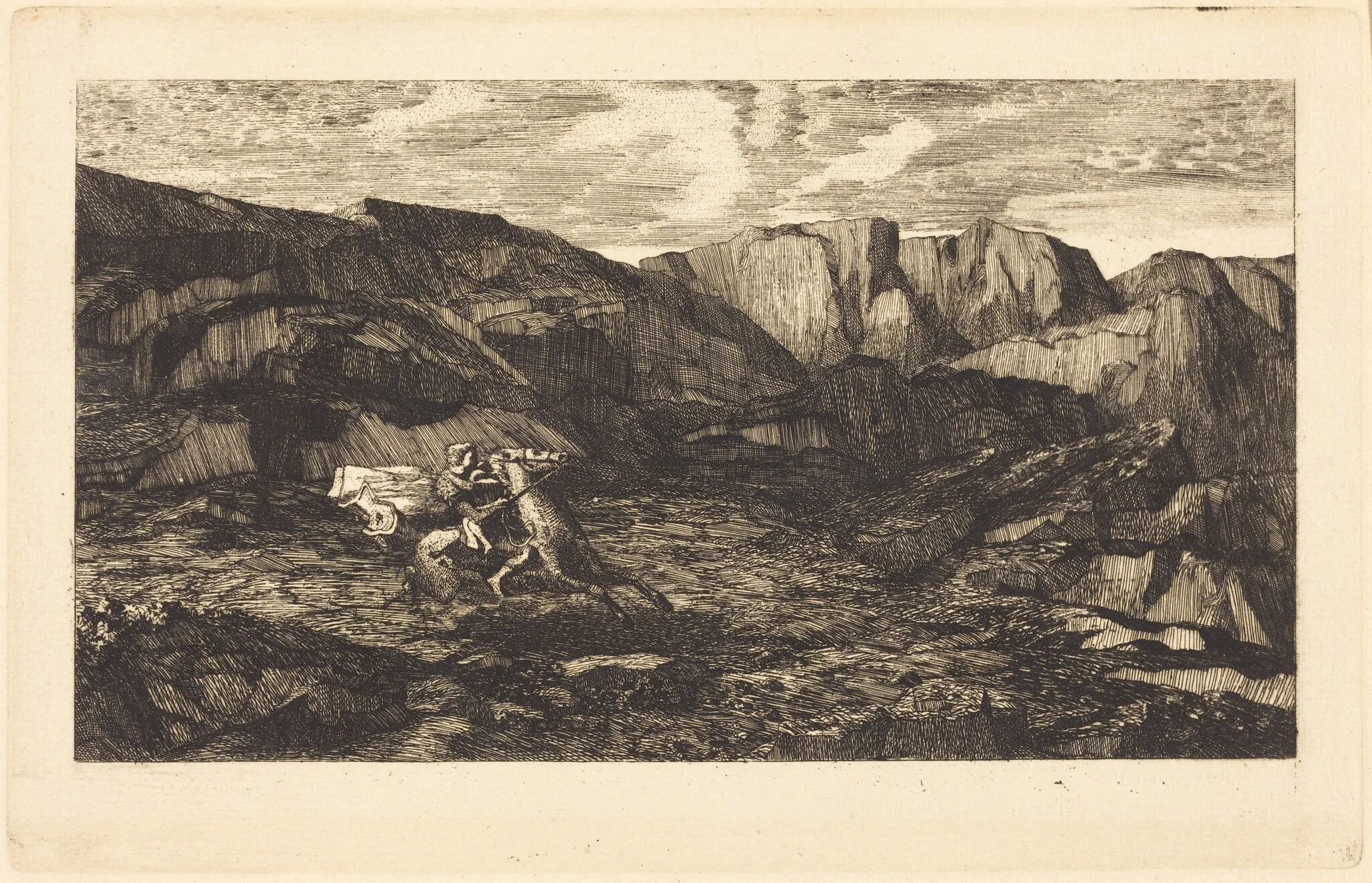 La Peur (Fear), detail