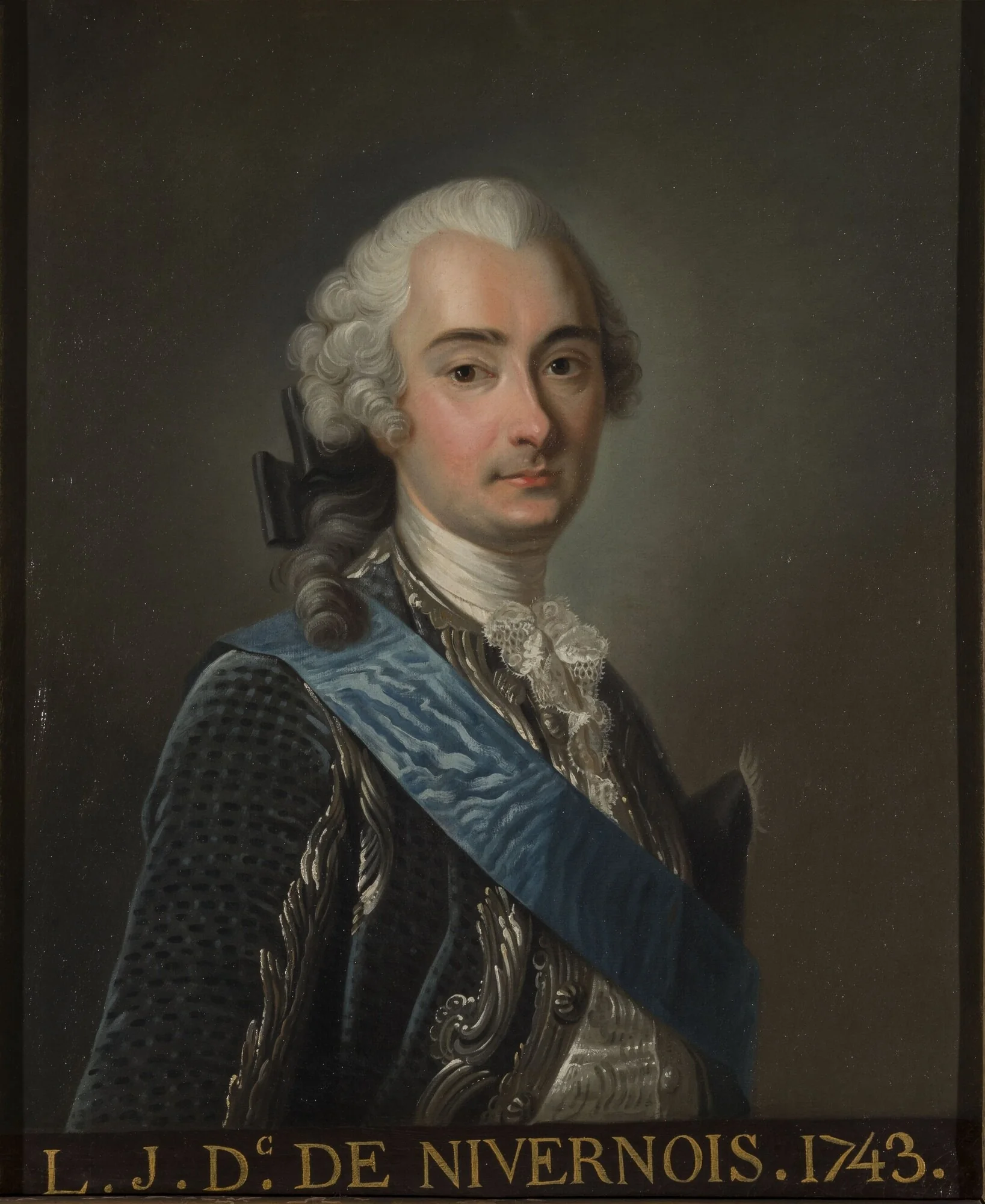 Louis-Jules-Barbon Mancini-Mazarin, Duke of Nivernais (1716-1798), detail