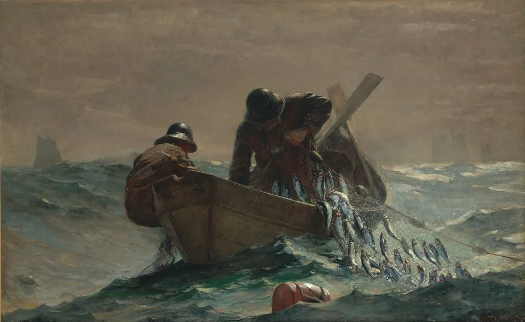 The Herring Net, by Winslow Homer, oil, 1893