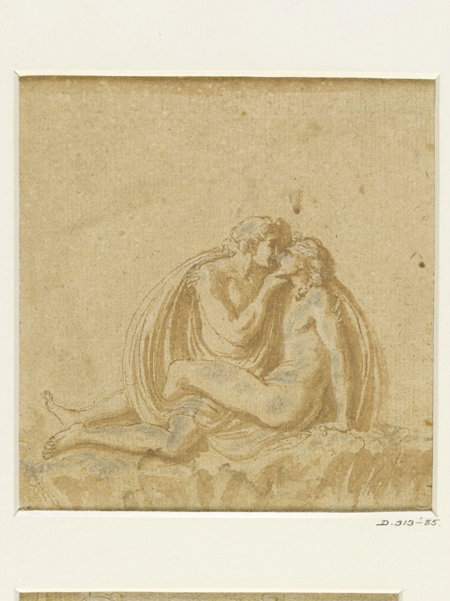 Jupiter embracing Ganymede, detail