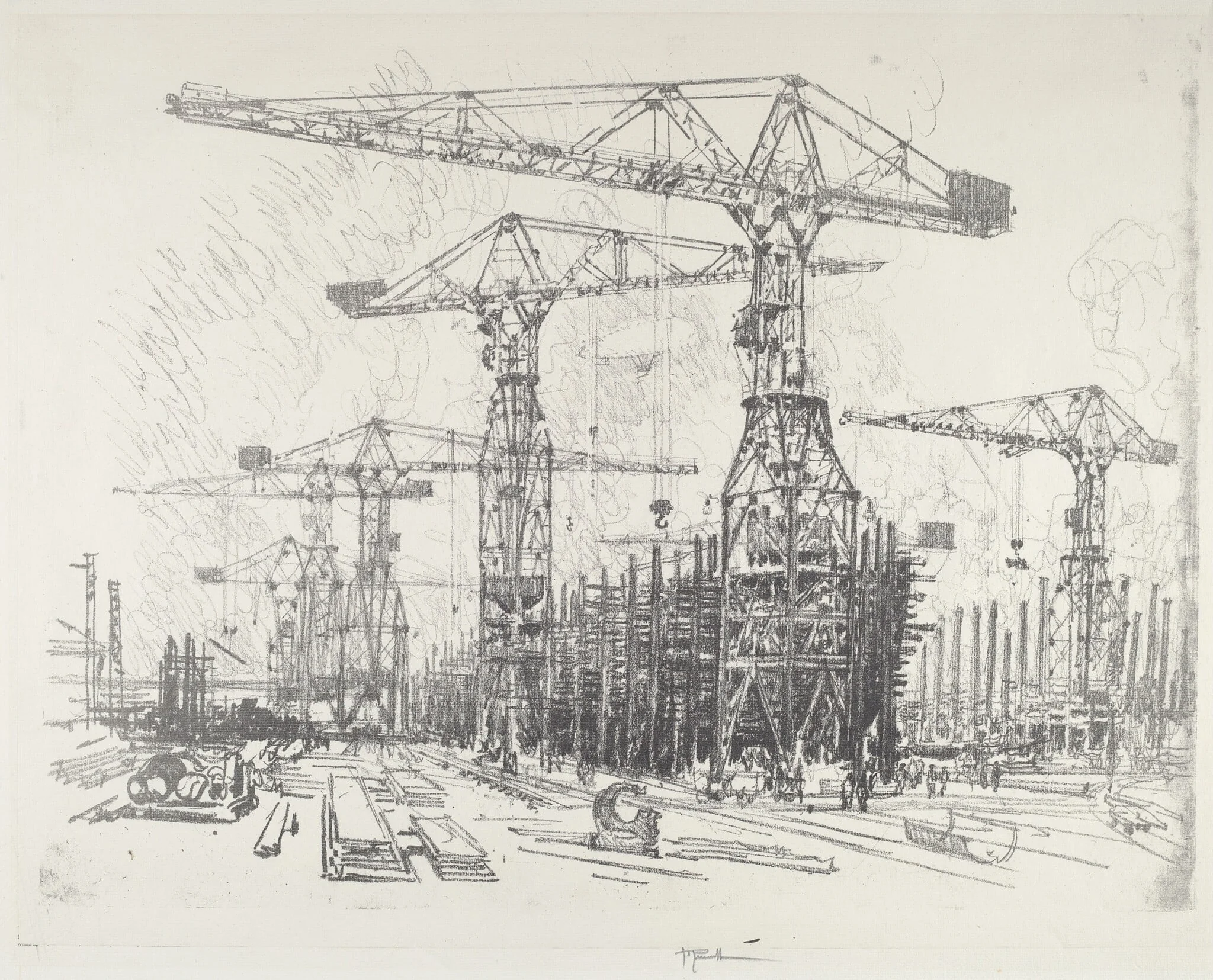 The Old Shipyard, detail