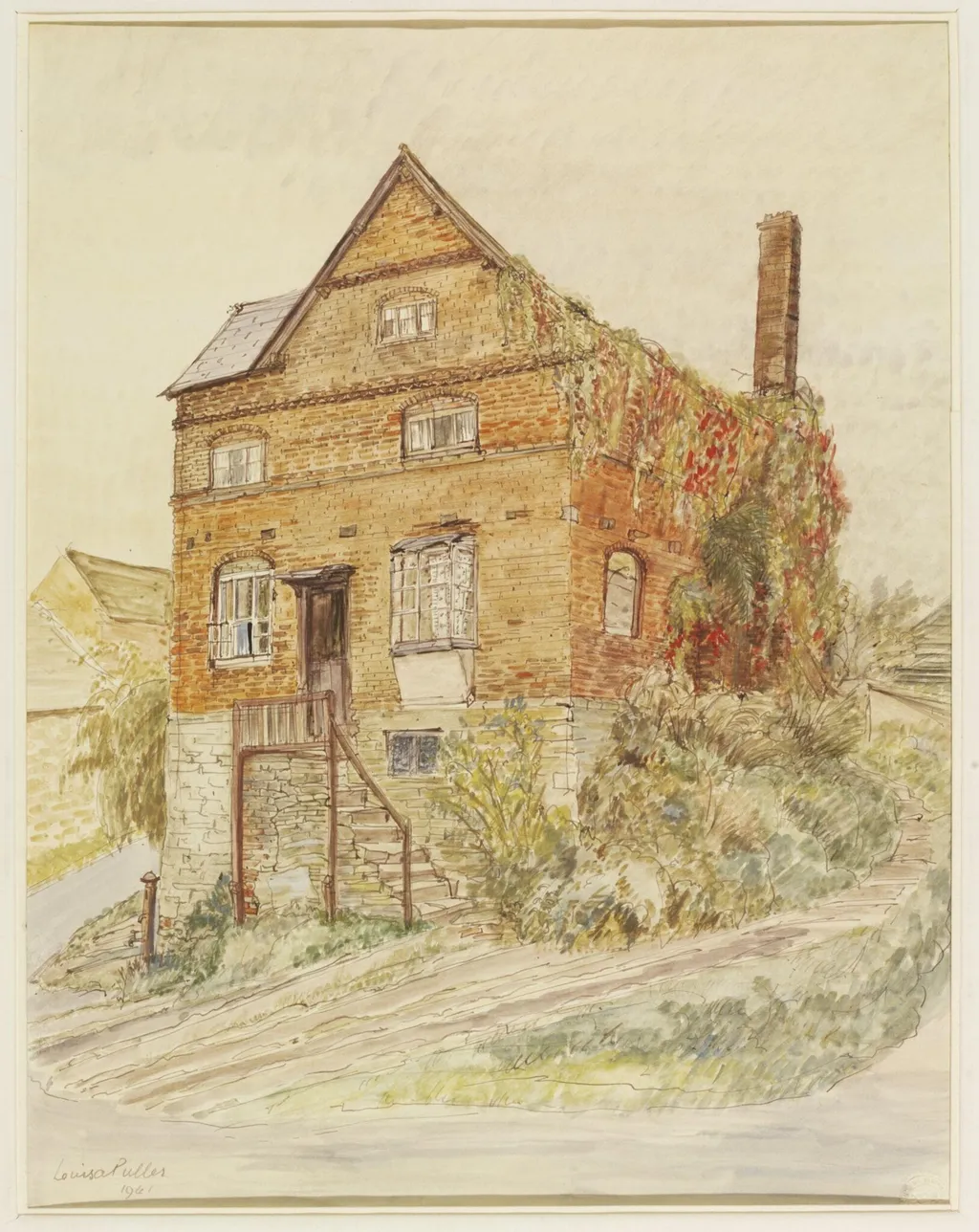 House, Wigmore, by Puller, watercolor