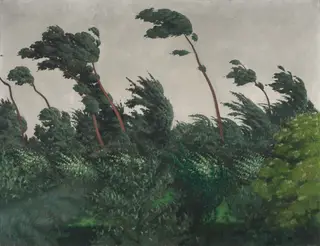 The Wind, by Félix Vallotton, oil, 1910
