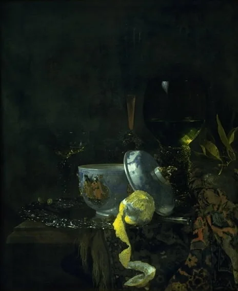 Pronk Still Life with a Chinese Sugar Bowl, detail