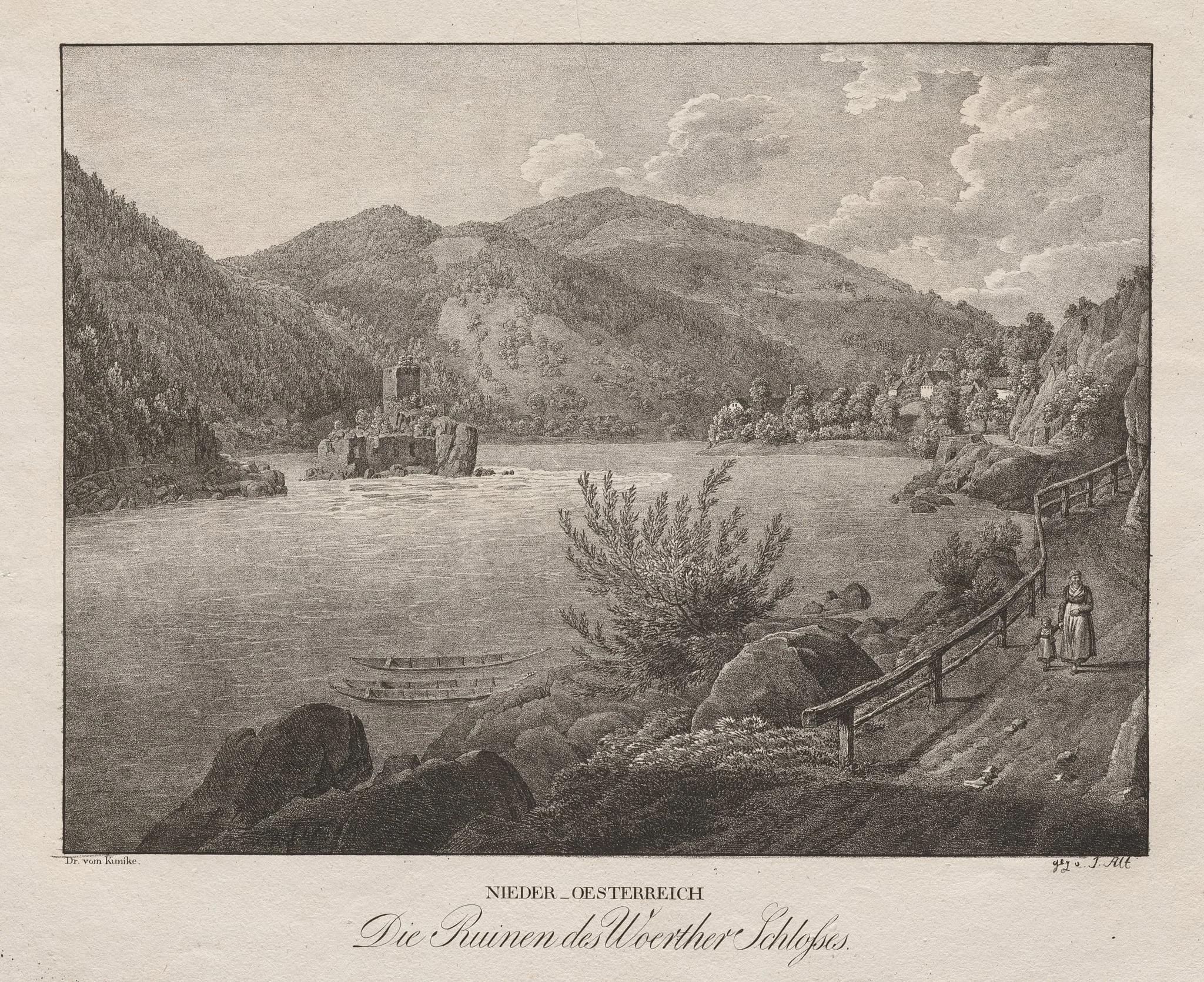 Nieder-oesterreich, Die Ruinen des Woerther Schlosses, detail