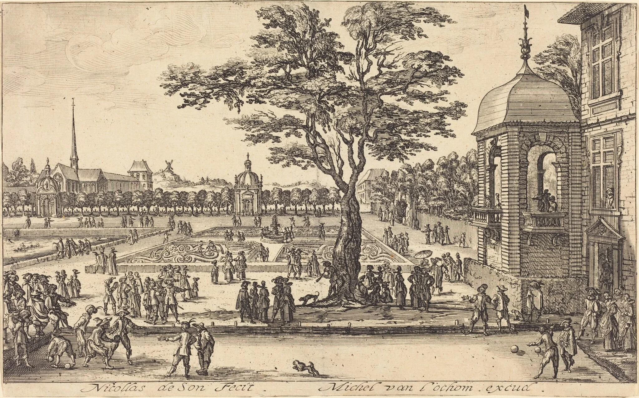 View of a Garden, detail