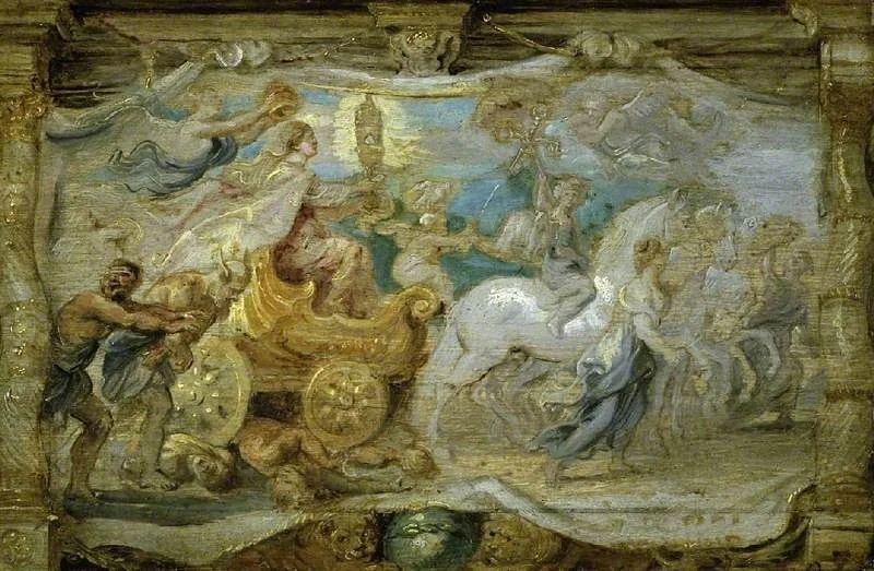 The Triumph of the Eucharist over Ignorance and Blindness, detail