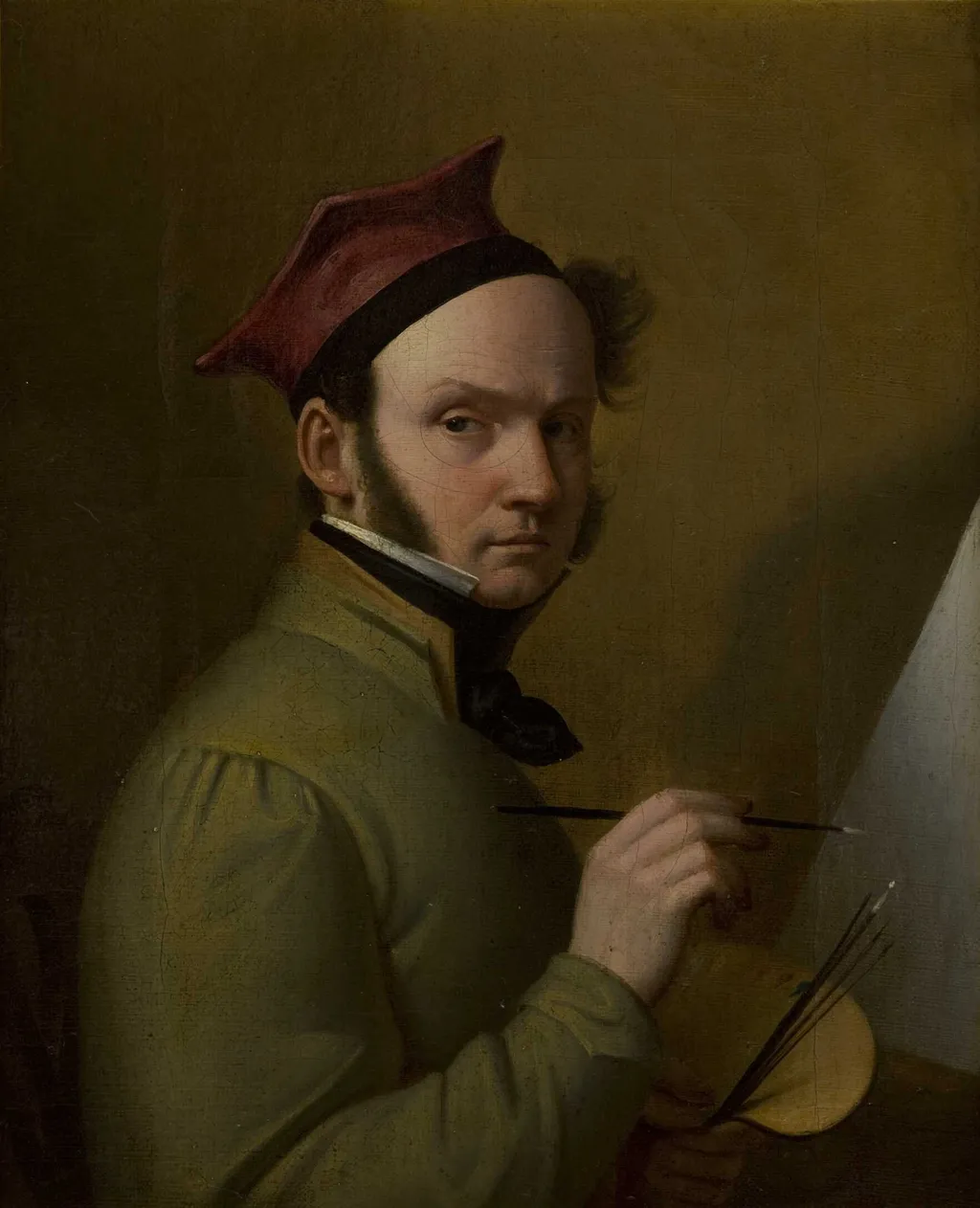 Selbstporträt, by Jan Maszkowski, oil, 1830
