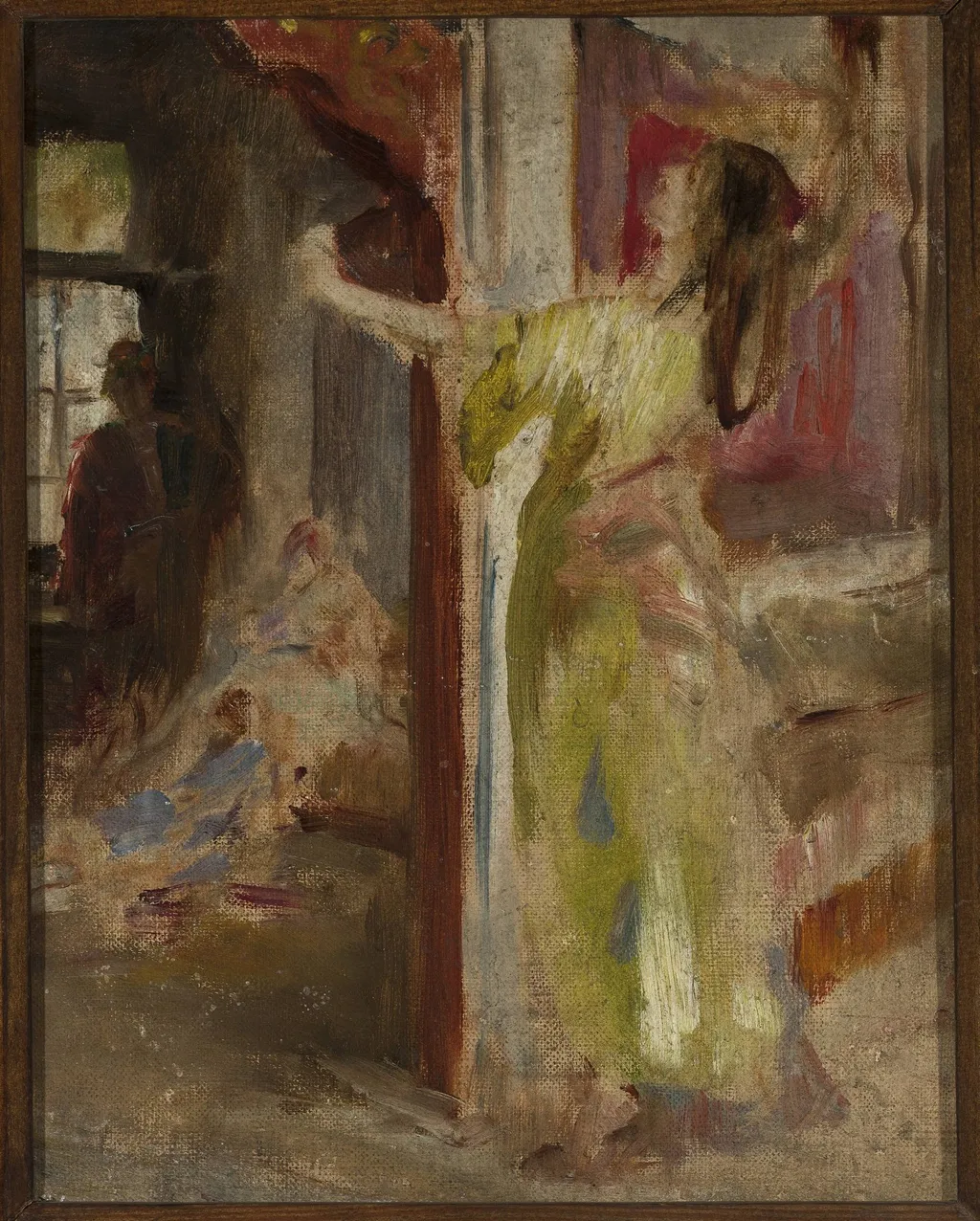 Study for the painting “Potocka in Bakhchisaray”, by Jan Ciągliński, oil, 1895