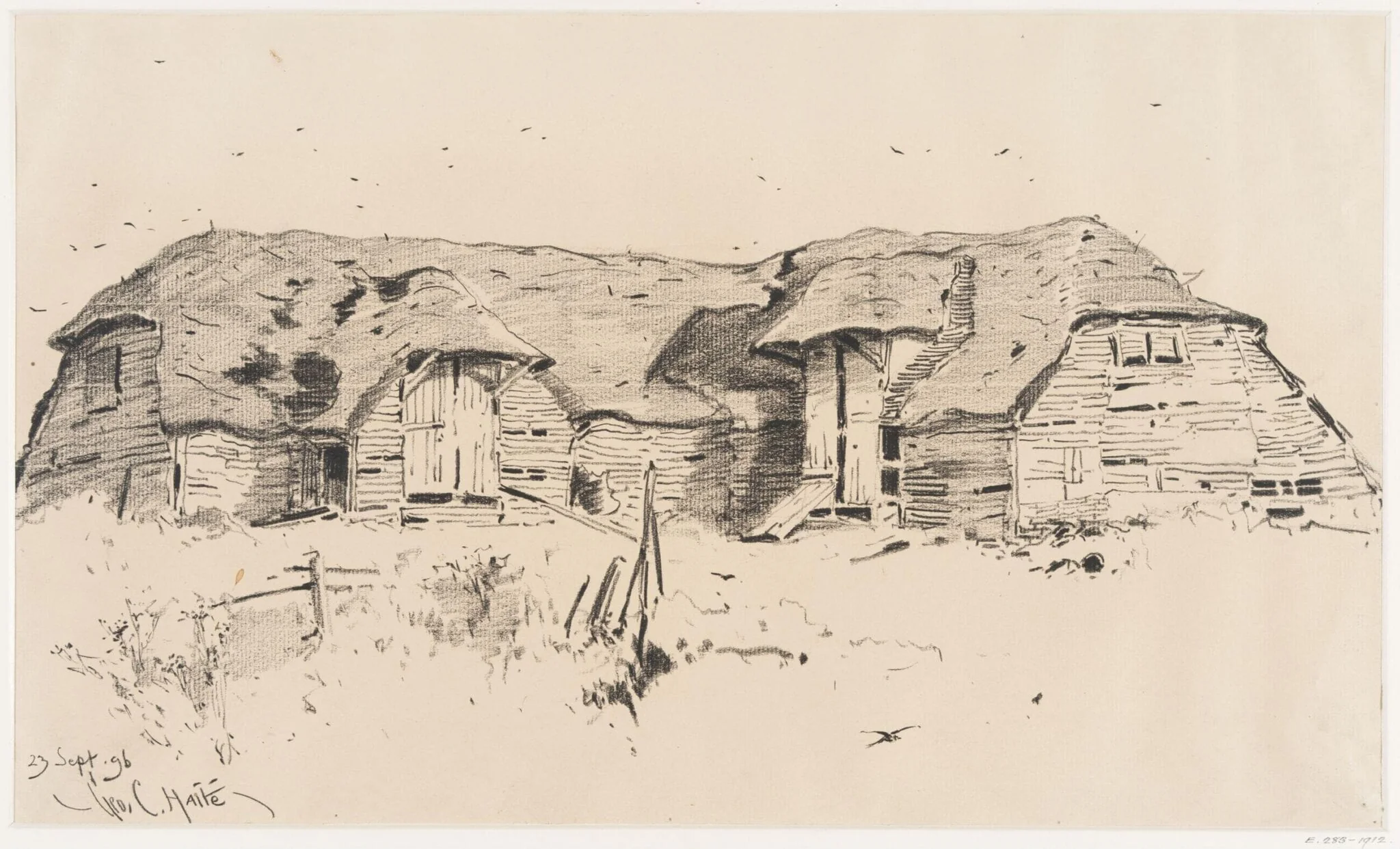 Gothic barn, near Great Mongeham, Kent., detail