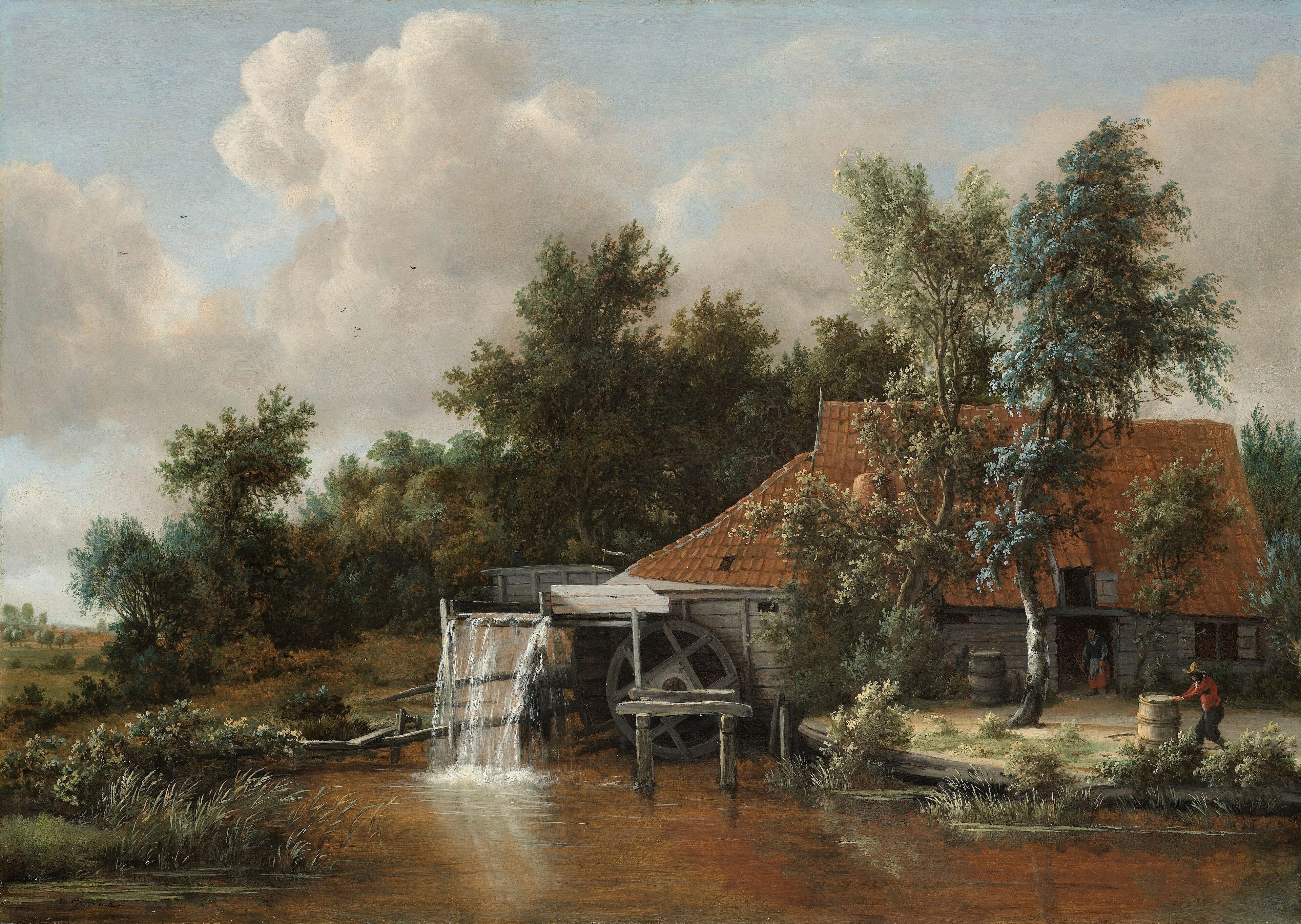 A Watermill, detail