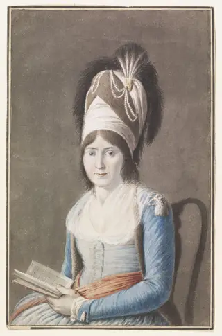 Portrait of Clara Mayer, by Luigi Mayer, watercolor, 1799