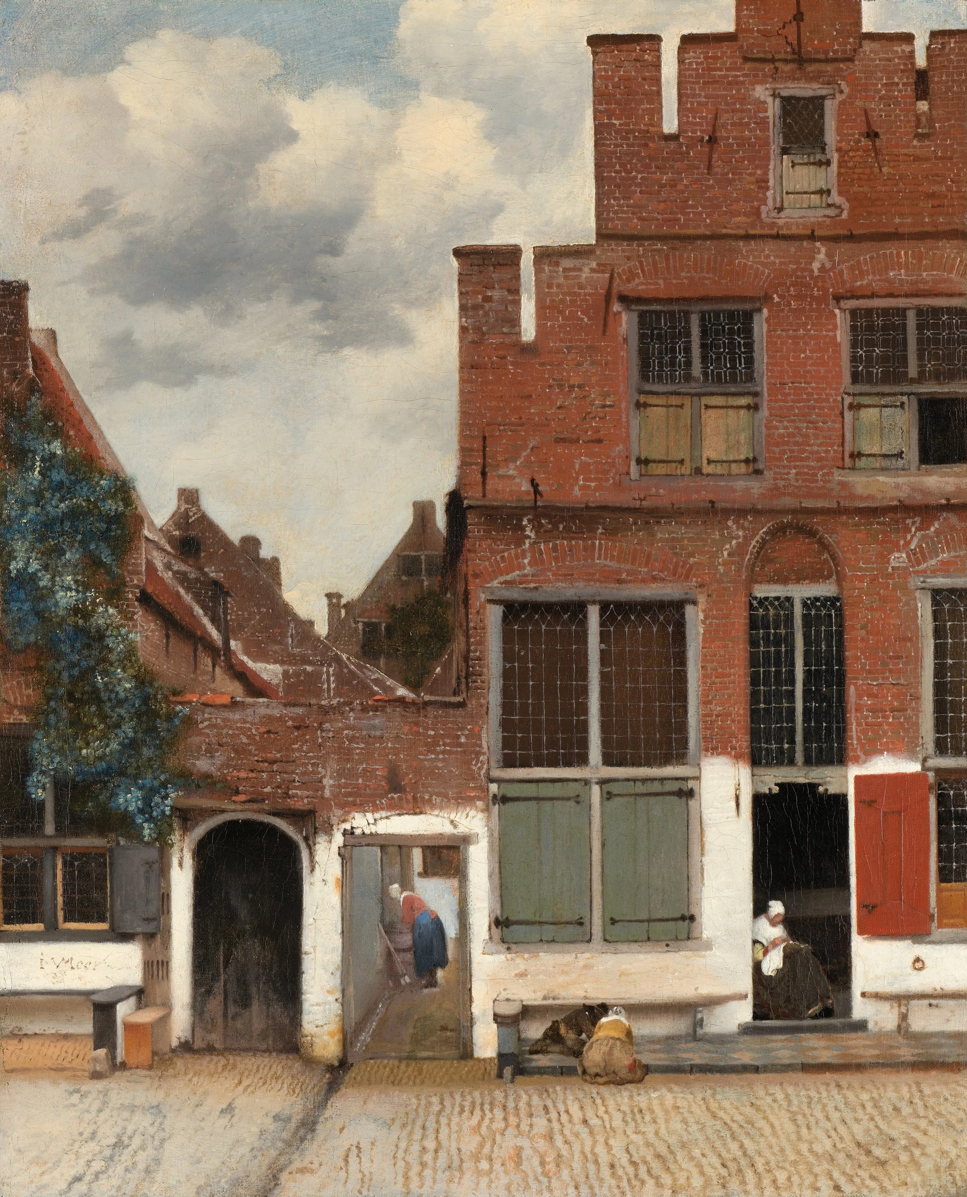 The Little Street, detail