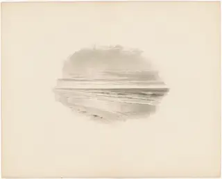 Seascape, by William Trost Richards, ink, 1894