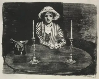 Study No. 4:  Waiting, by John Copley, 1924
