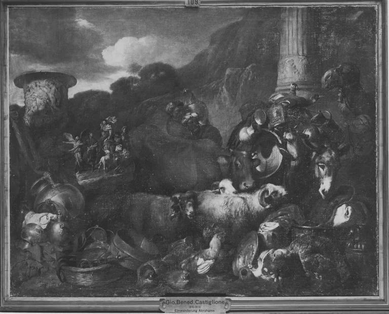 Einwanderung Abrahams in Kanaan, detail