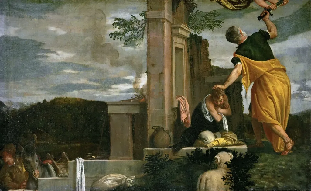 The Sacrifice of Isaac, by Paolo Veronese, oil
