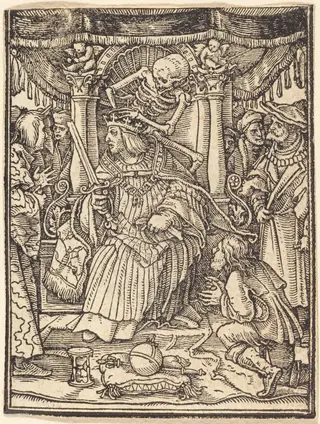 The Emperor, by Hans Lützelburger, ink, 1526