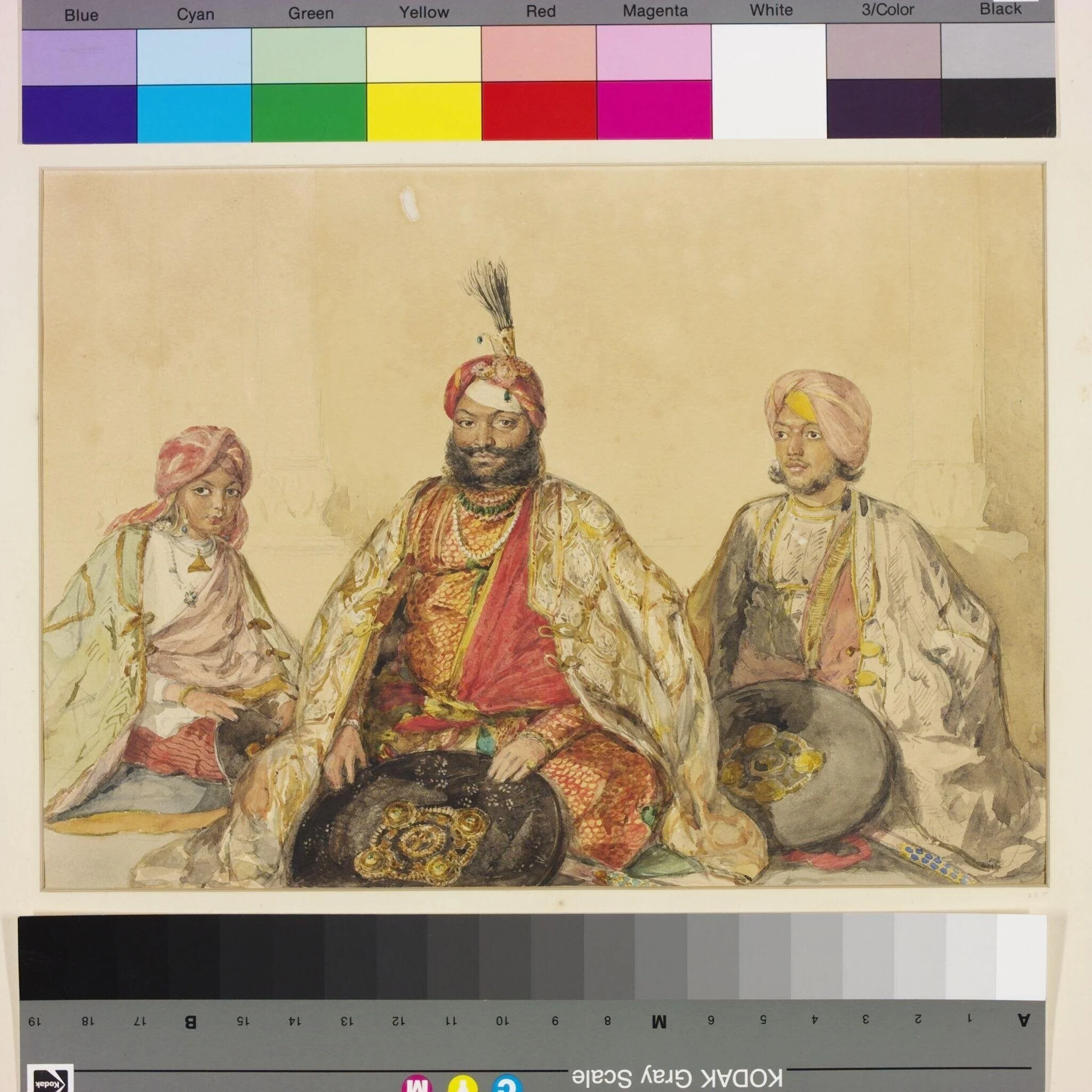 Nawab Sheik Imam-u-din, late Governor of Kashmir, detail