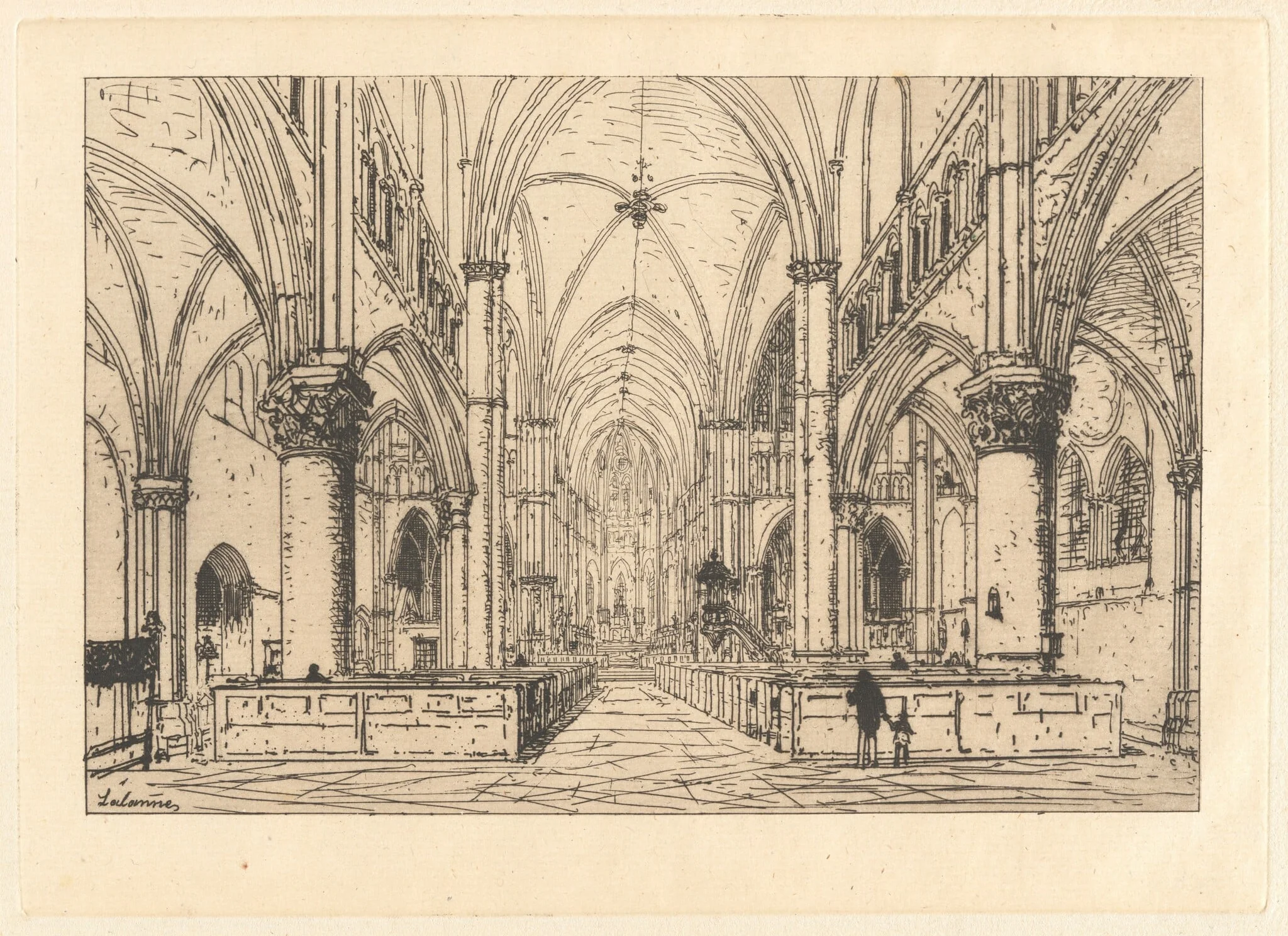 Church Interior, detail