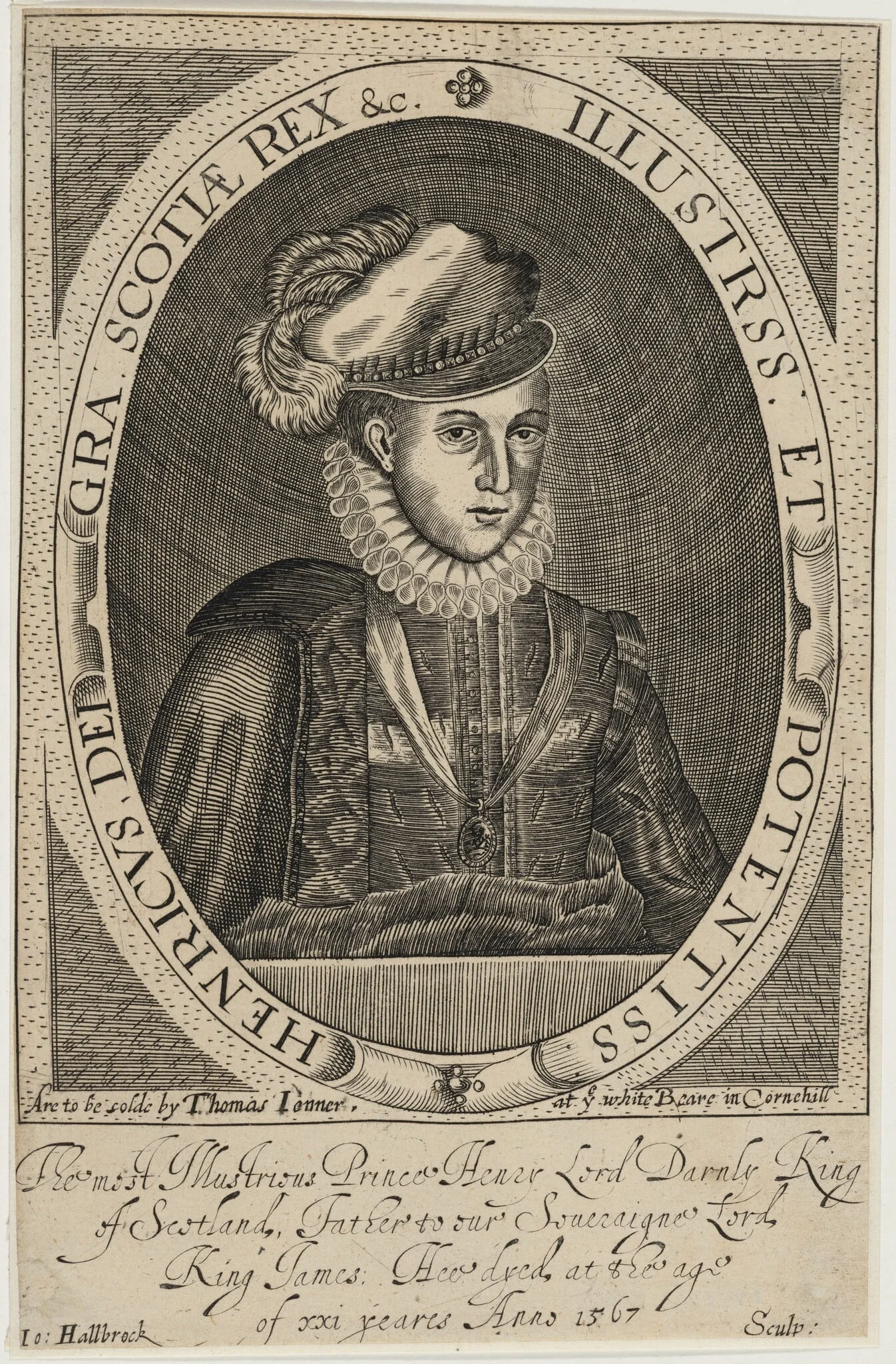 Prince Henry, Lord Darnley, King of Scotland, detail