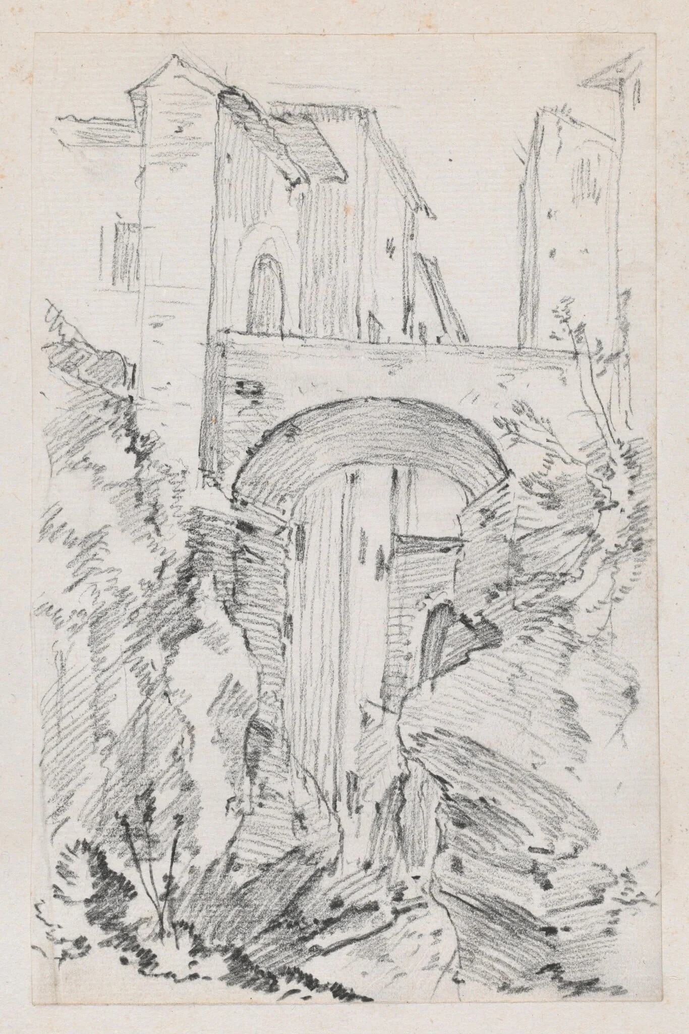 A High Bridge in Tivoli, detail