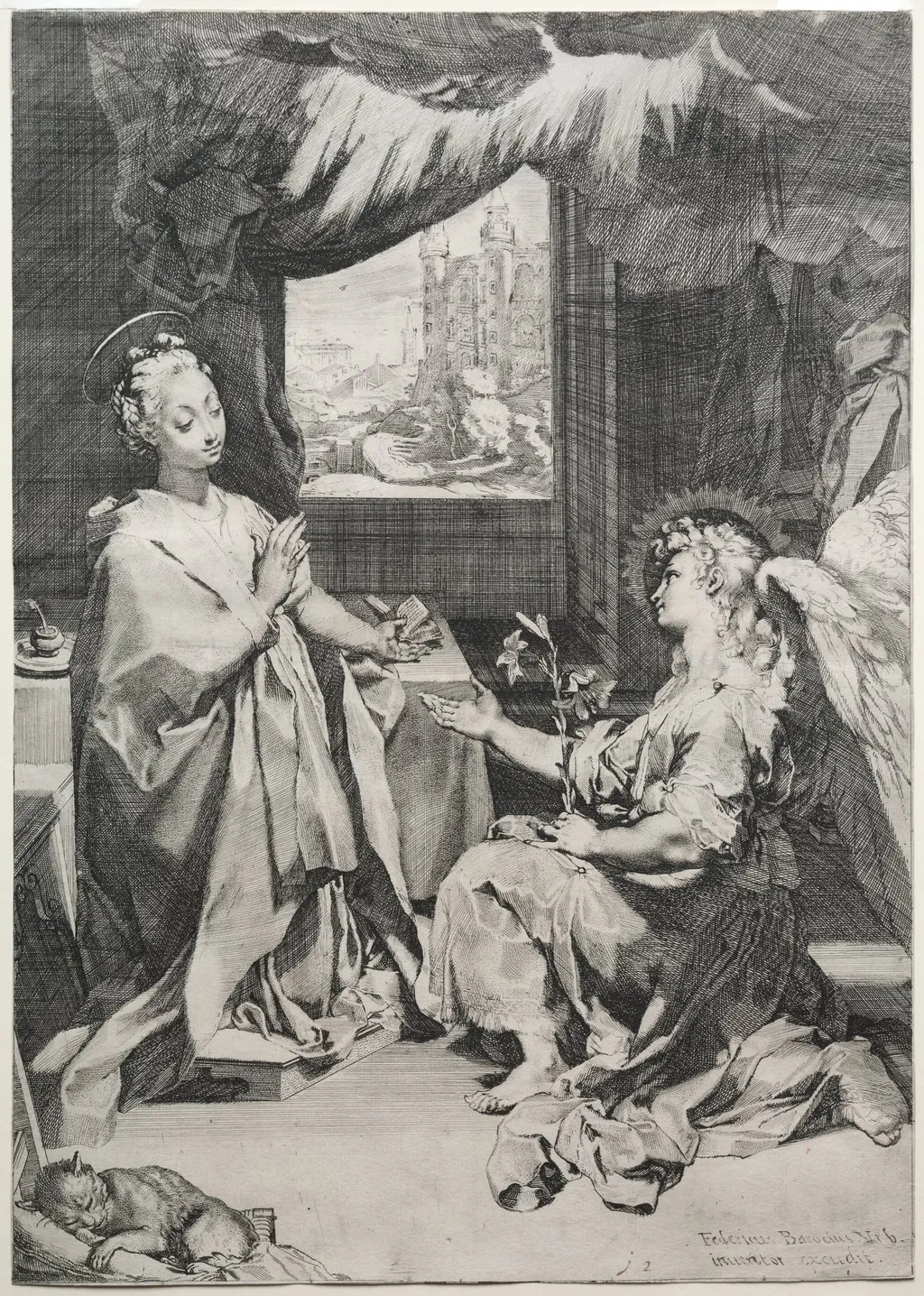 The Annunciation, by Federico Barocci, 1585