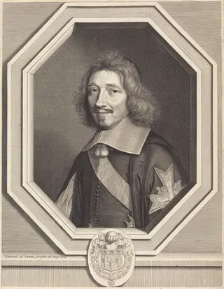 Chancellor Michel Le Tellier, by Robert Nanteuil, ink, 1658