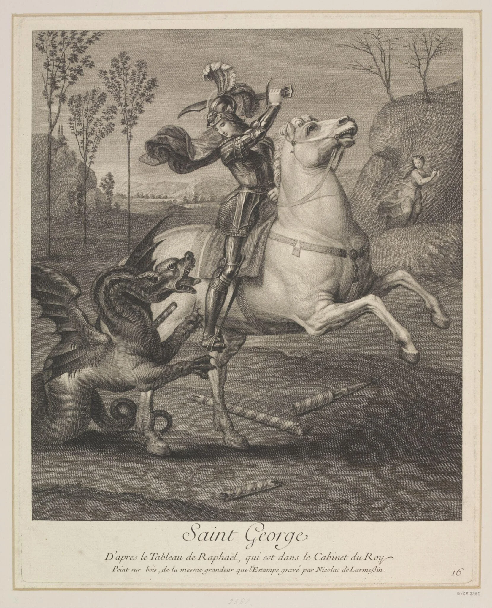 St. George and the Dragon, detail